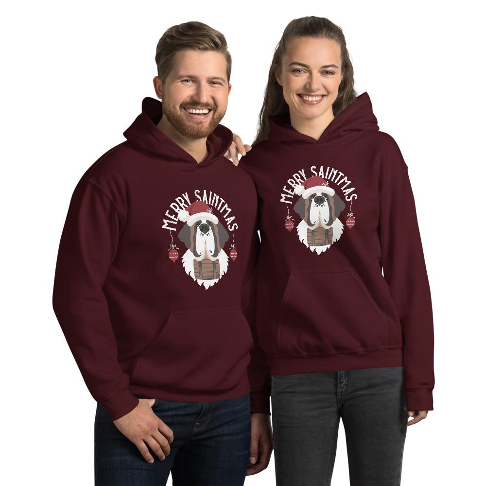 Merry Saintmas Heavy Hoodie - Lucy + Norman