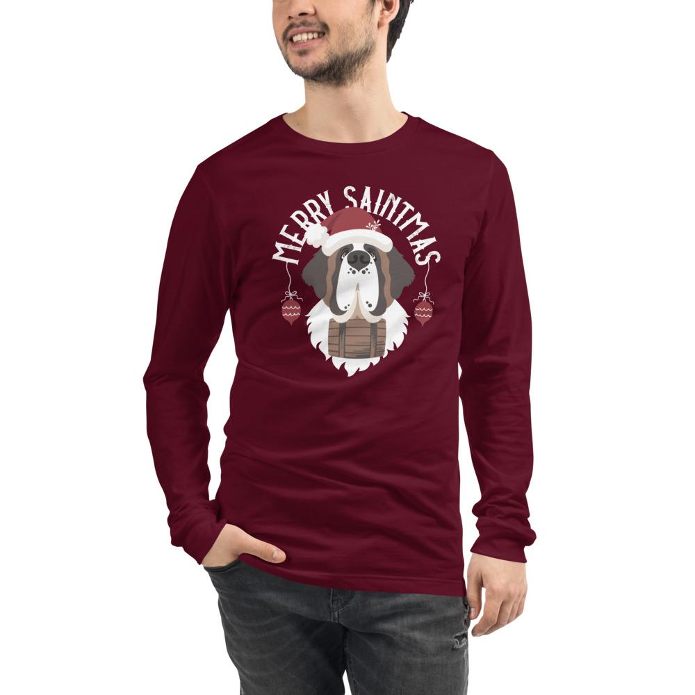 Merry Saintmas Long Sleeve Tee - Lucy + Norman