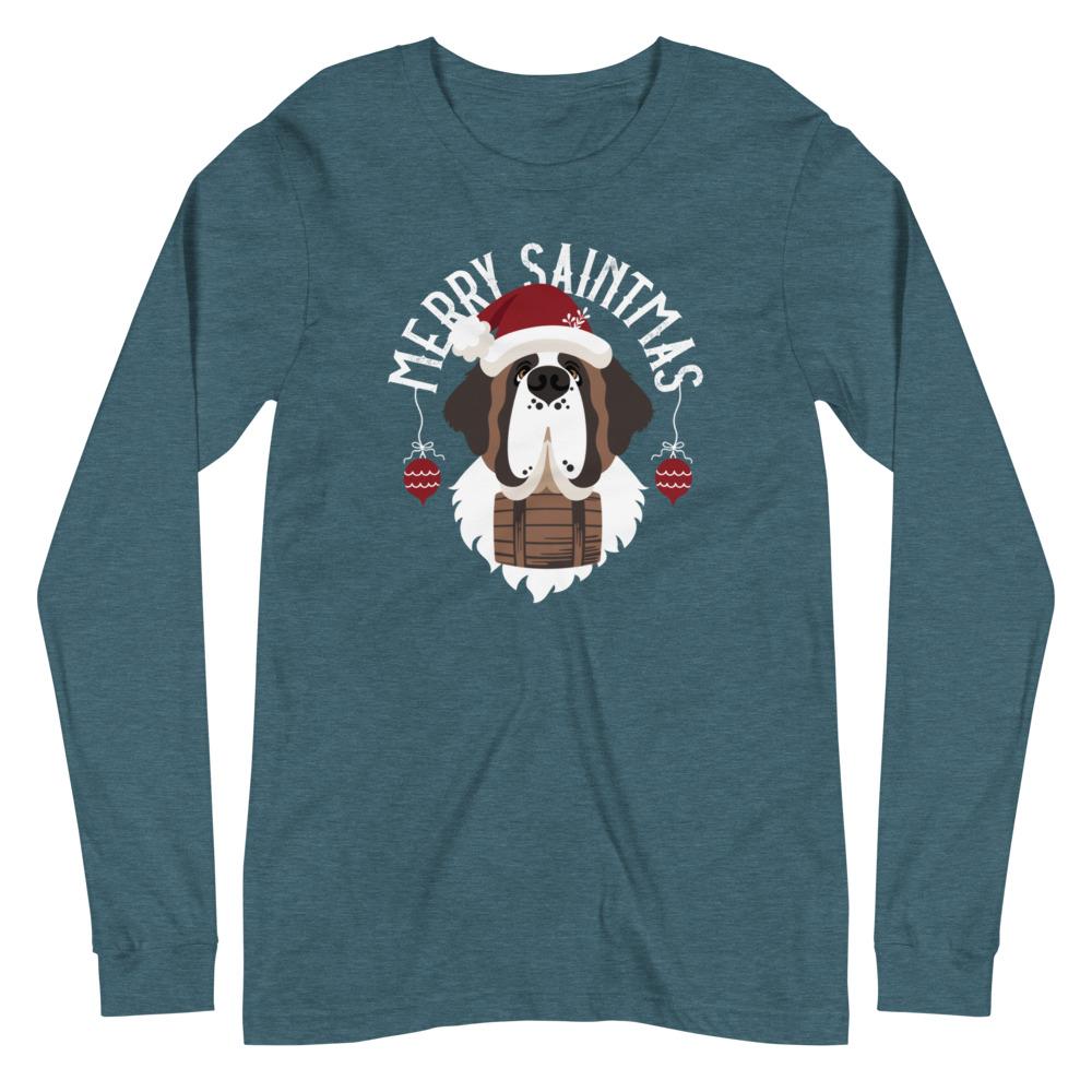 Merry Saintmas Long Sleeve Tee - Lucy + Norman