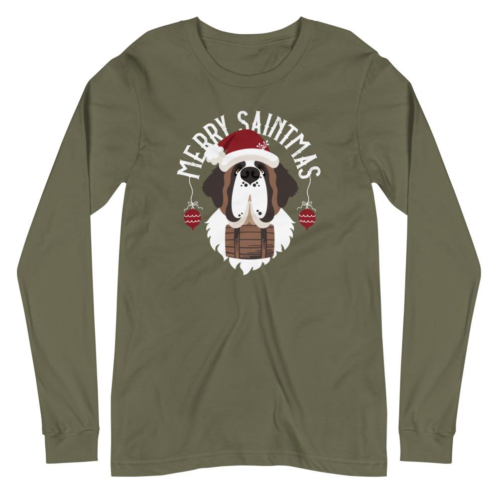 Merry Saintmas Long Sleeve Tee - Lucy + Norman