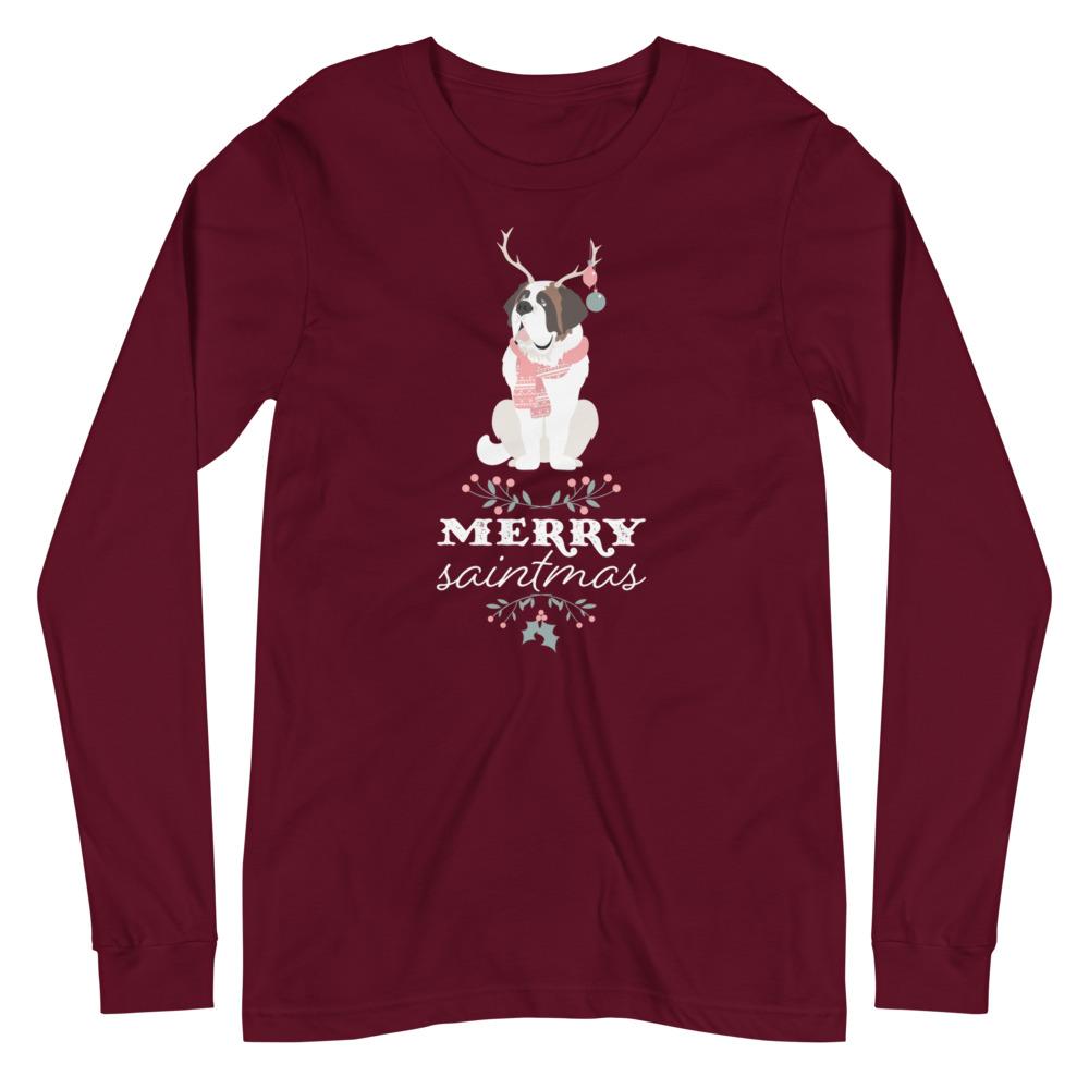 Merry Saintmas Long Sleeve Tee - Lucy + Norman