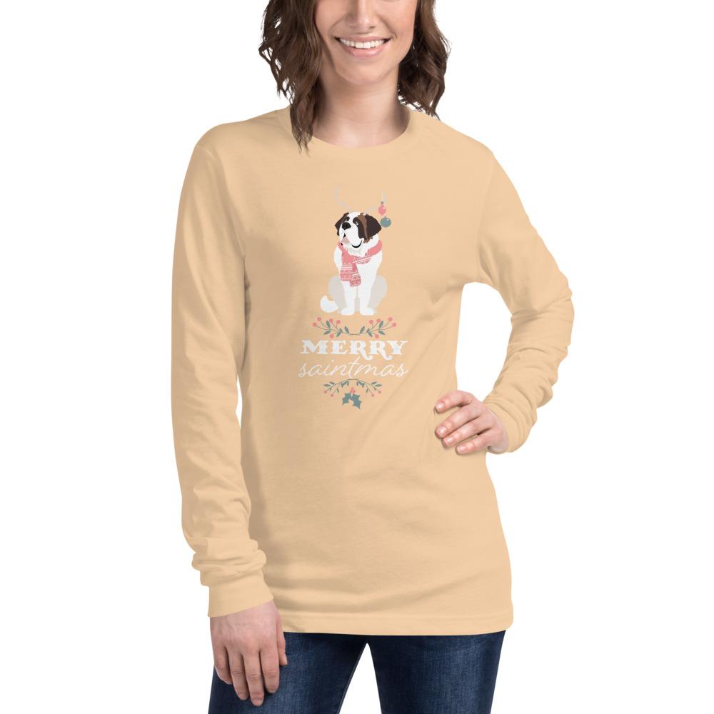 Merry Saintmas Long Sleeve Tee - Lucy + Norman