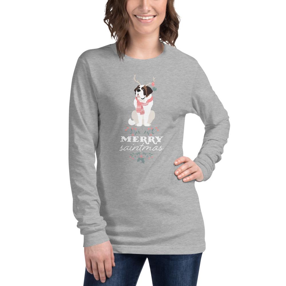 Merry Saintmas Long Sleeve Tee - Lucy + Norman