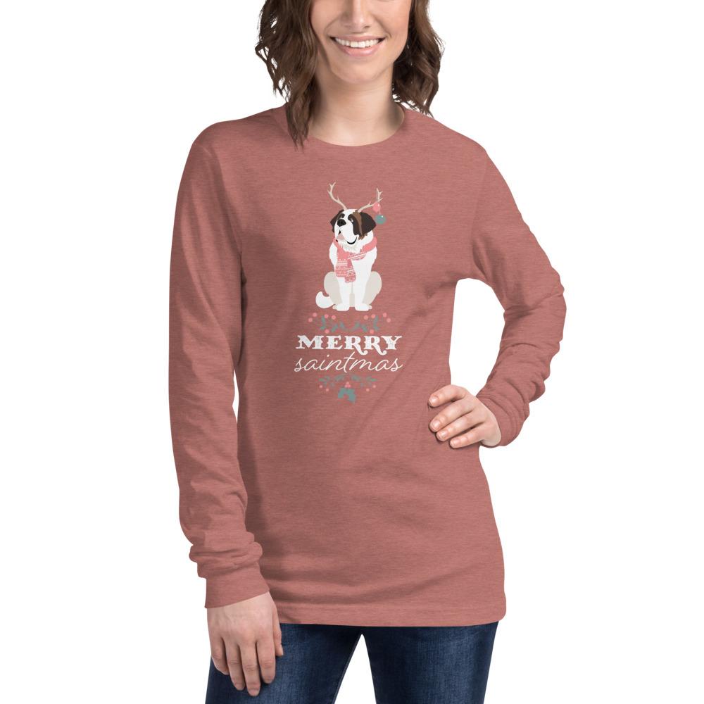 Merry Saintmas Long Sleeve Tee - Lucy + Norman