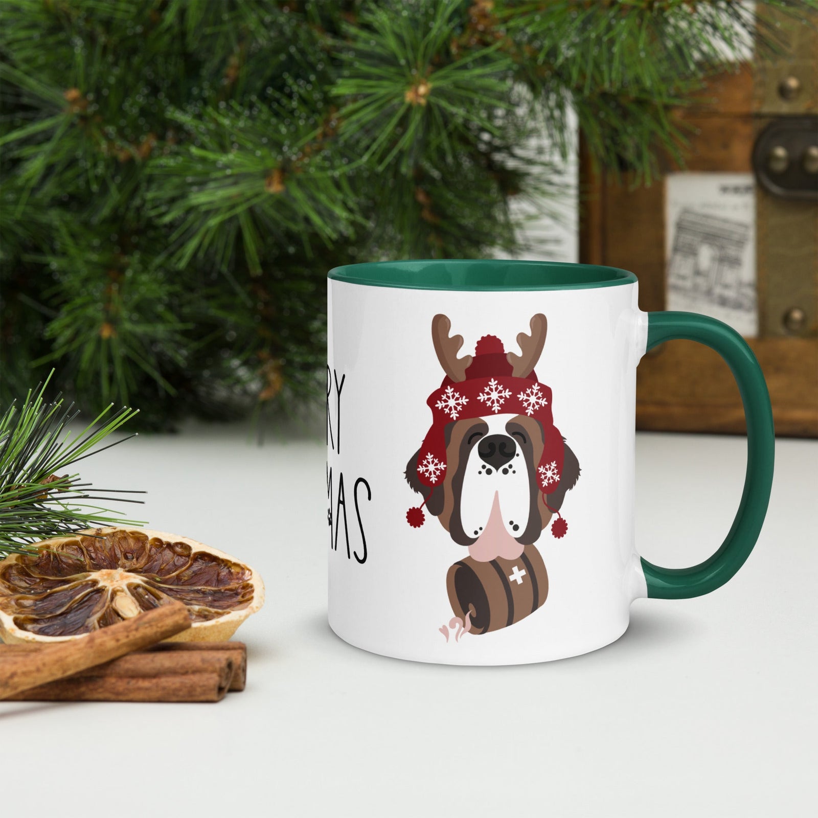 Merry Saintmas Mug + Color Inside - Lucy + Norman