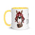 Merry Saintmas Mug + Color Inside - Lucy + Norman
