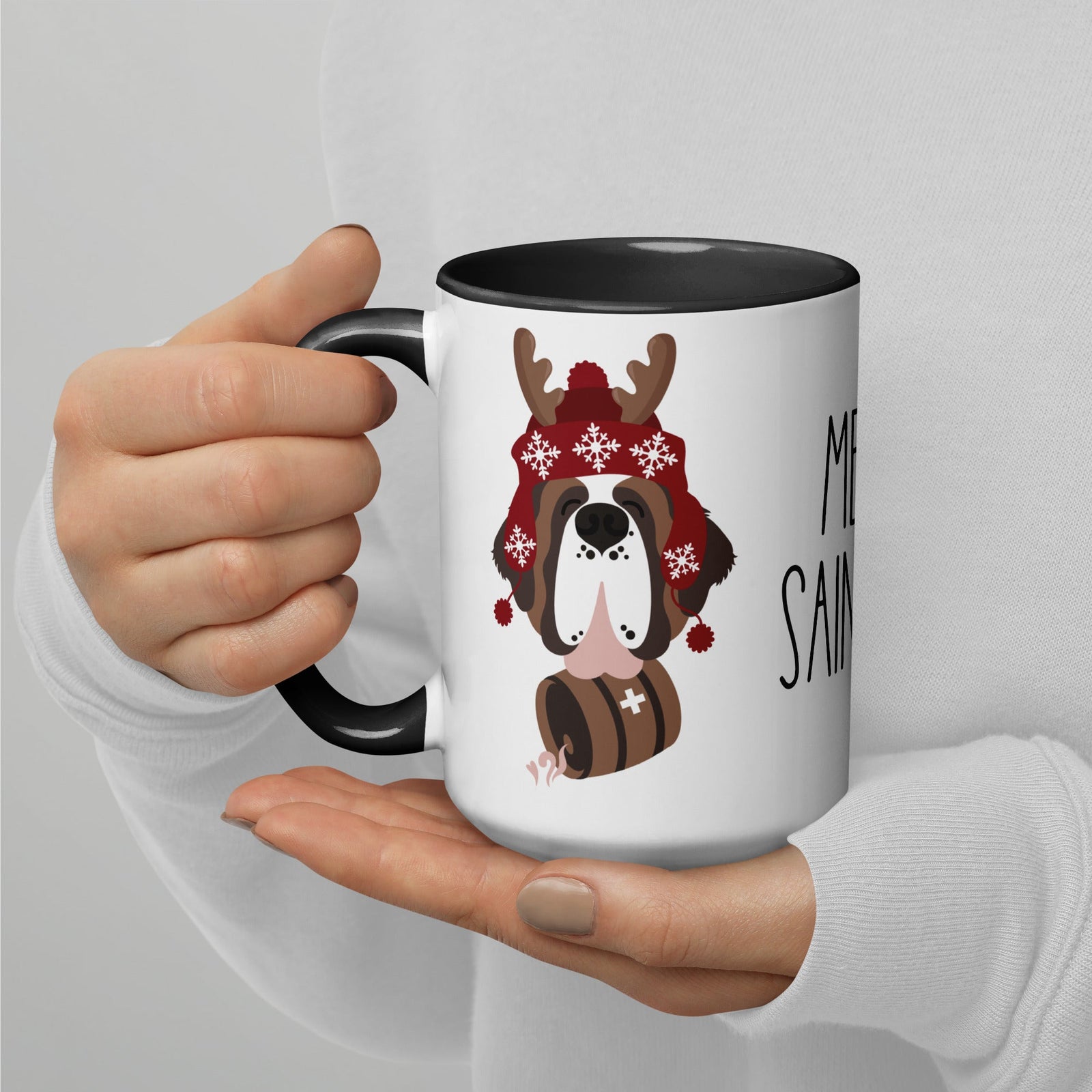 Merry Saintmas Mug + Color Inside - Lucy + Norman