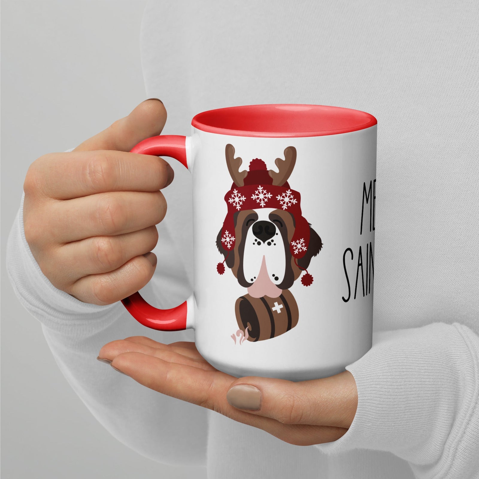 Merry Saintmas Mug + Color Inside - Lucy + Norman