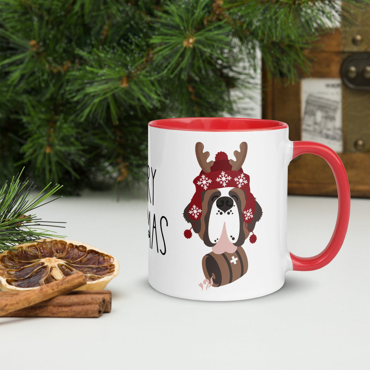 Merry Saintmas Mug + Color Inside - Lucy + Norman