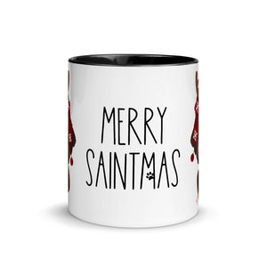 Merry Saintmas Mug + Color Inside - Lucy + Norman
