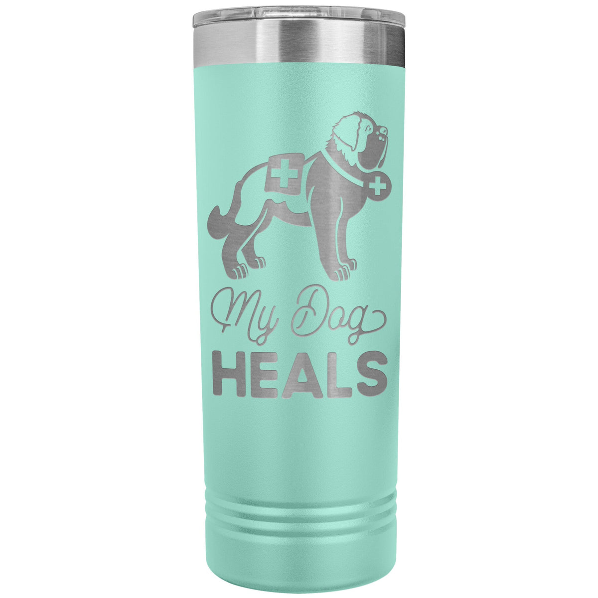 My Dog Heals Skinny Tumbler - Lucy + Norman