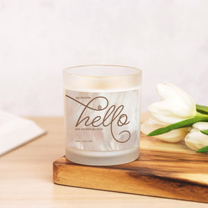 My Favorite Hello Memorial Candle - Lucy + Norman