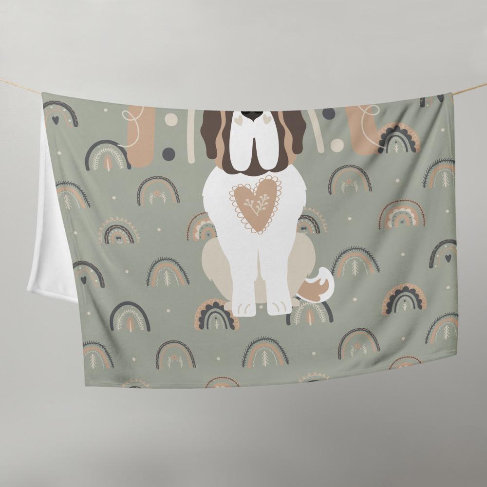 Rainbow Saint Fleece Blanket - Lucy + Norman
