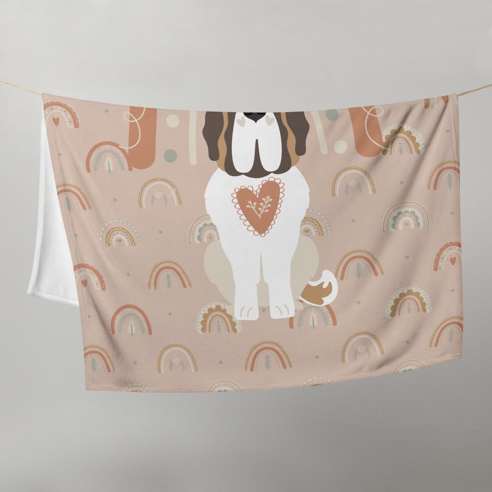 Rainbow Saint Fleece Blanket - Lucy + Norman