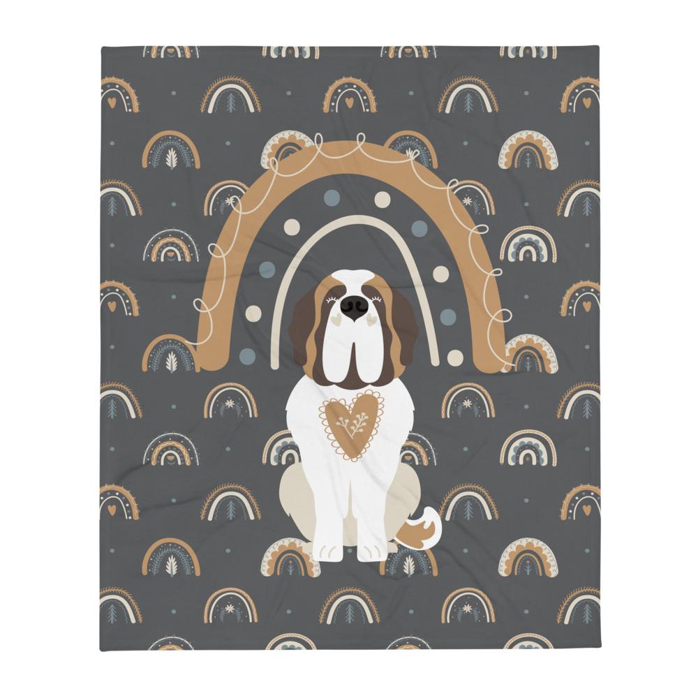 Rainbow Saint Fleece Blanket - Lucy + Norman