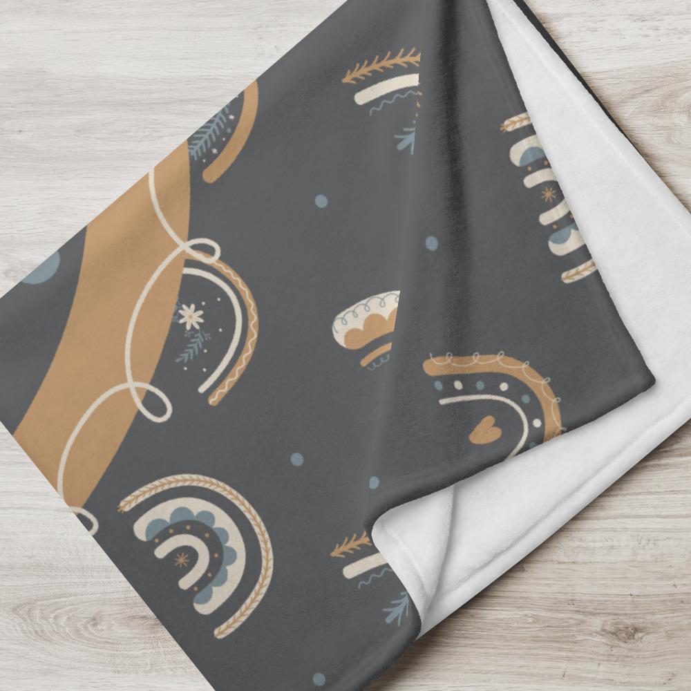 Rainbow Saint Fleece Blanket - Lucy + Norman