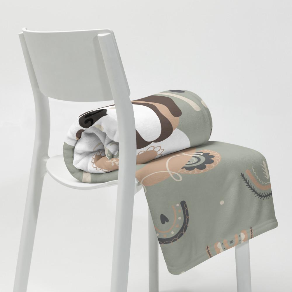 Rainbow Saint Fleece Blanket - Lucy + Norman