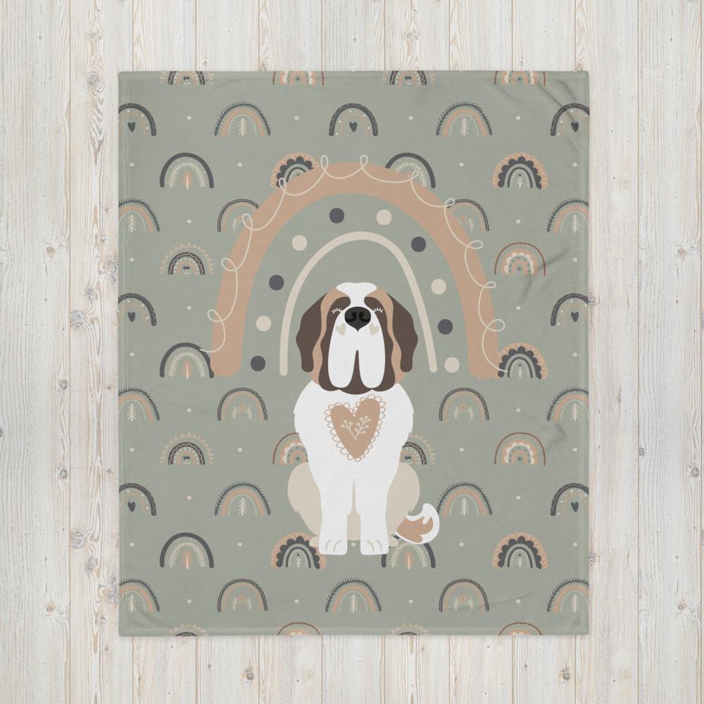 Rainbow Saint Fleece Blanket - Lucy + Norman