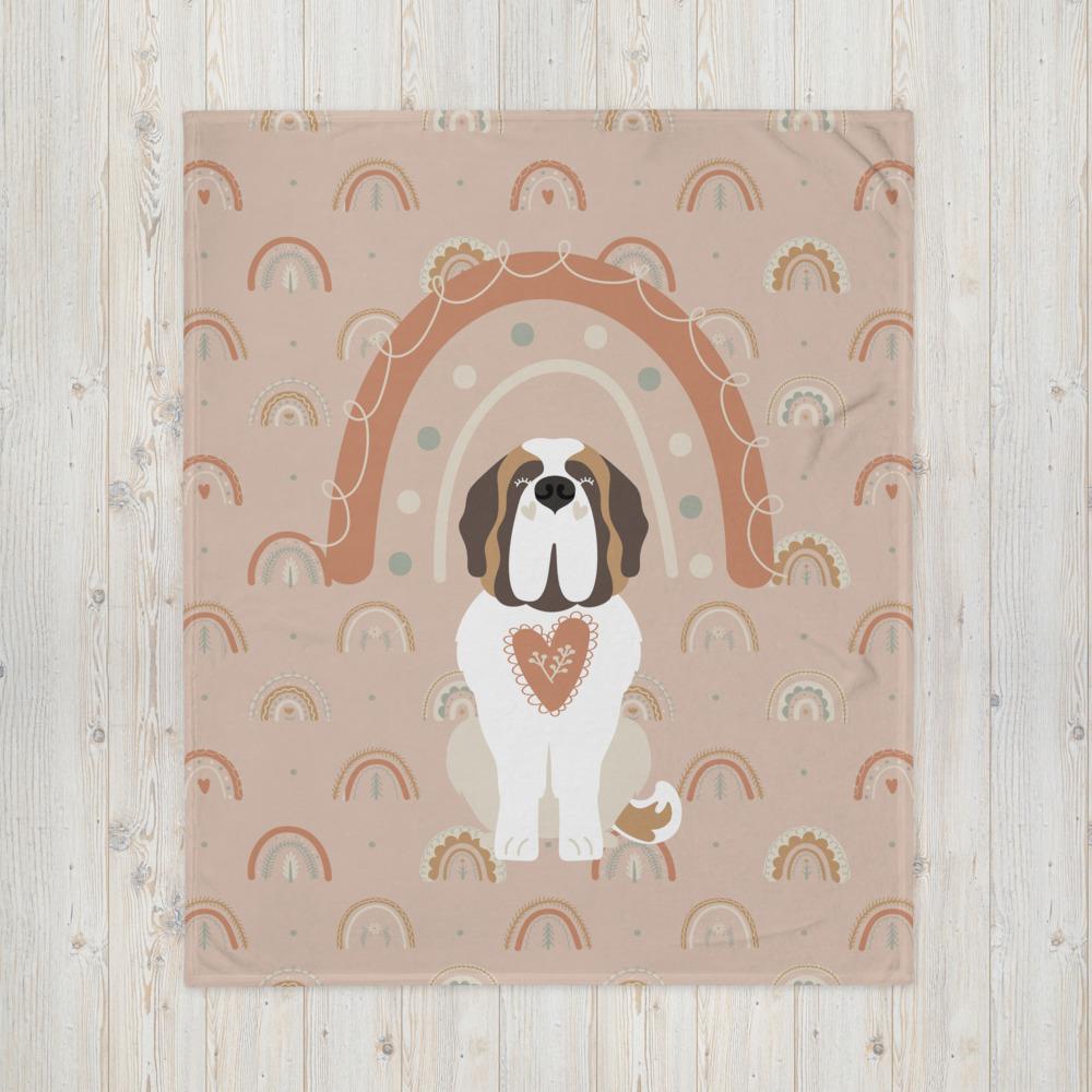 Rainbow Saint Fleece Blanket - Lucy + Norman
