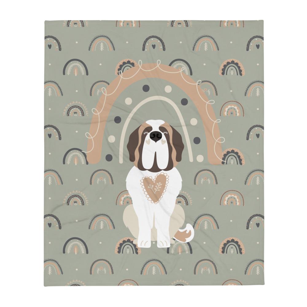 Rainbow Saint Fleece Blanket - Lucy + Norman
