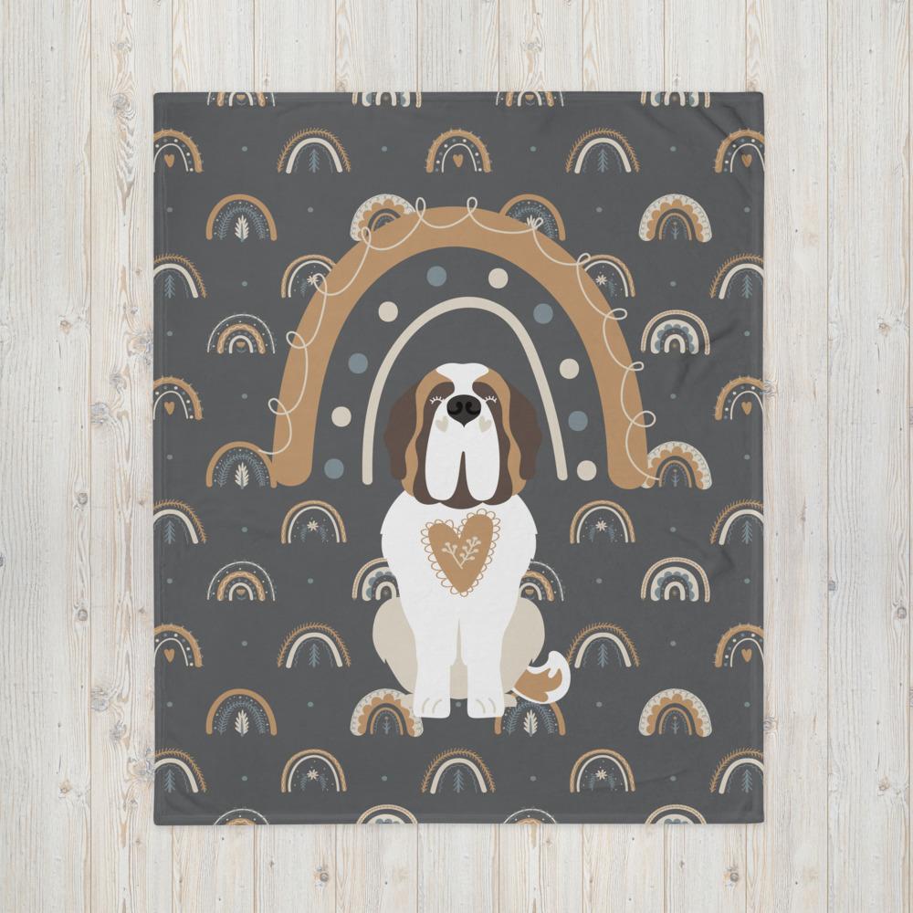 Rainbow Saint Fleece Blanket - Lucy + Norman
