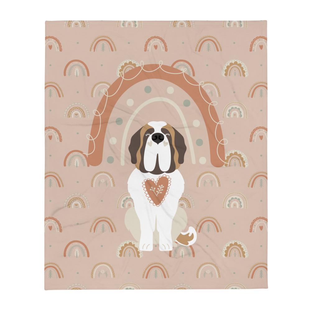 Rainbow Saint Fleece Blanket - Lucy + Norman