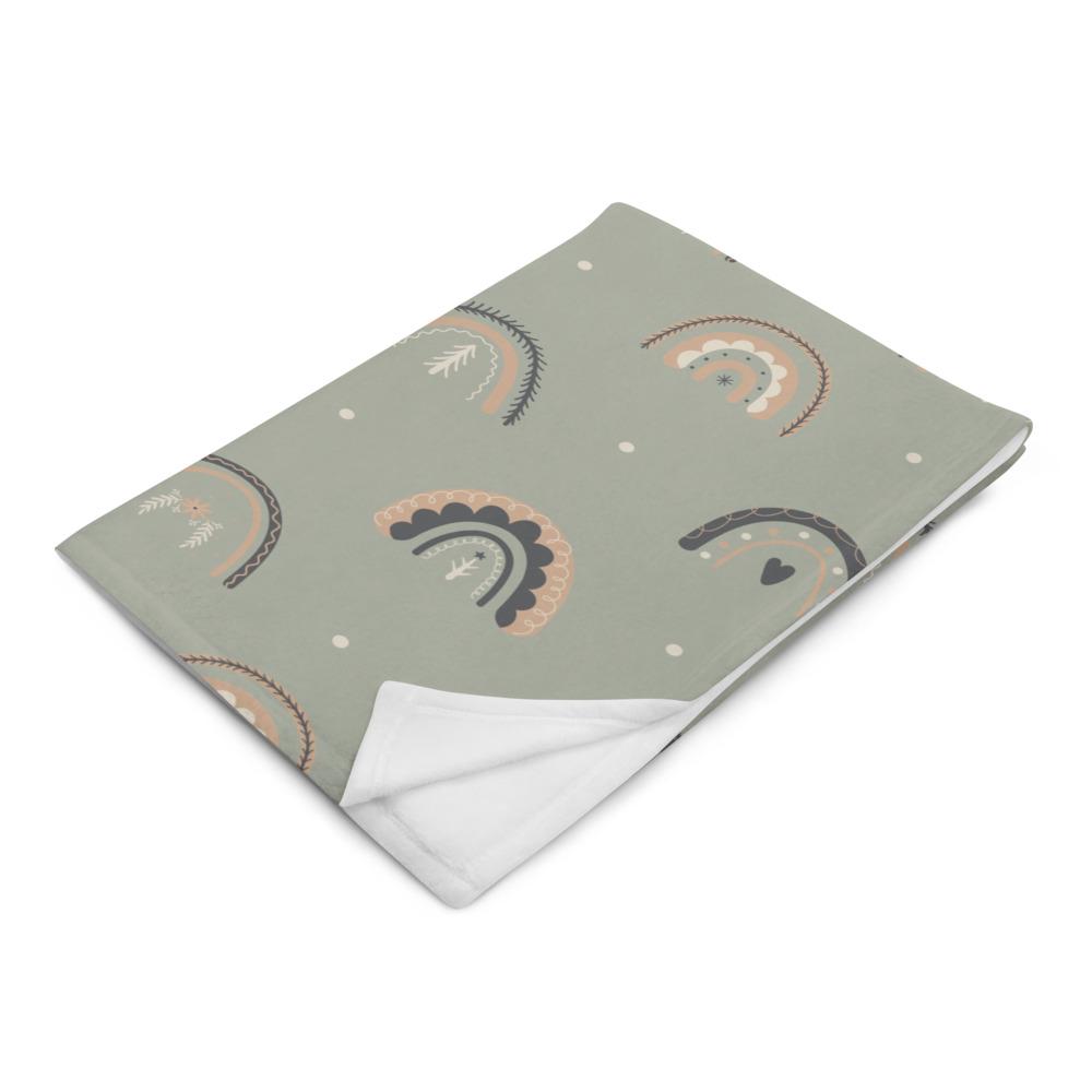 Rainbow Saint Fleece Blanket - Lucy + Norman