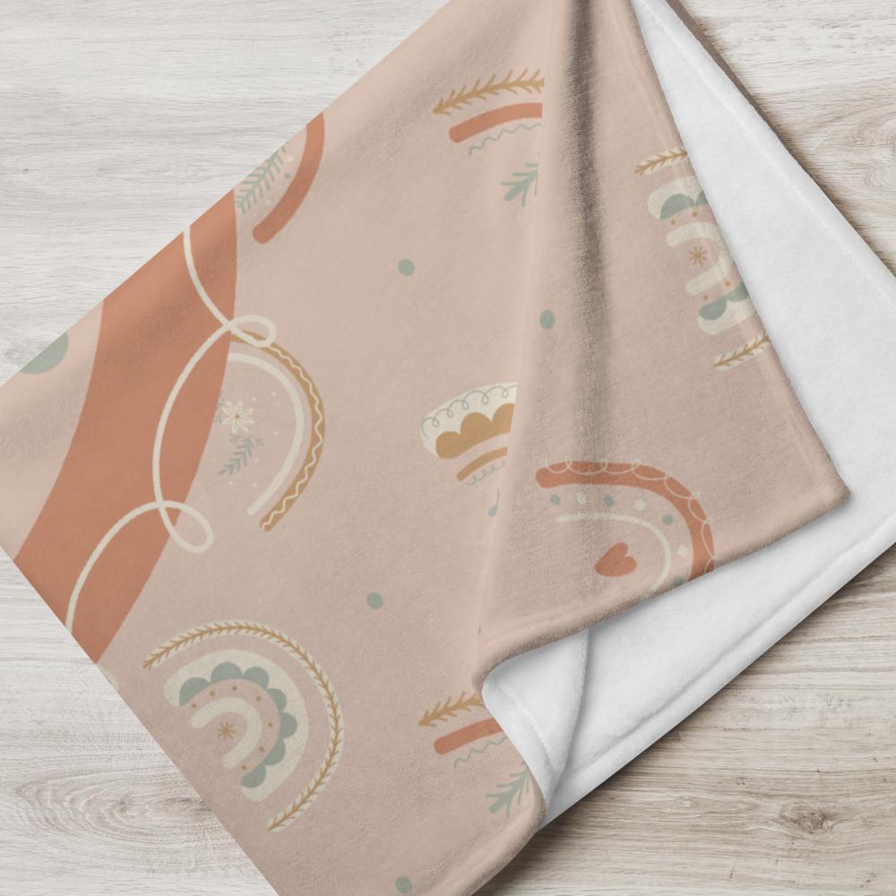 Rainbow Saint Fleece Blanket - Lucy + Norman