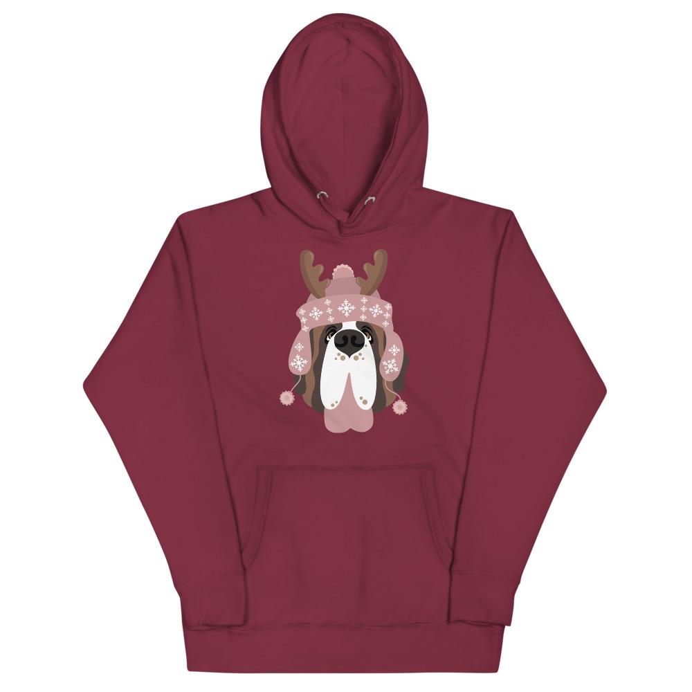 Reindeer Hat Premium Hoodie - Lucy + Norman