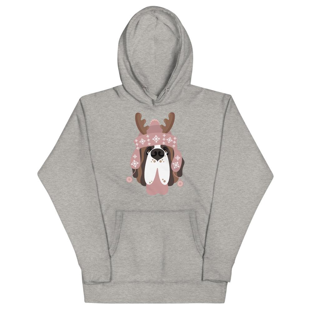 Reindeer Hat Premium Hoodie - Lucy + Norman