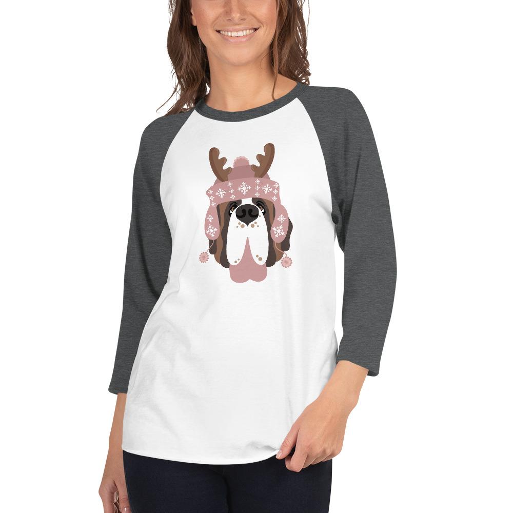 Reindeer Hat Raglan Shirt - Lucy + Norman