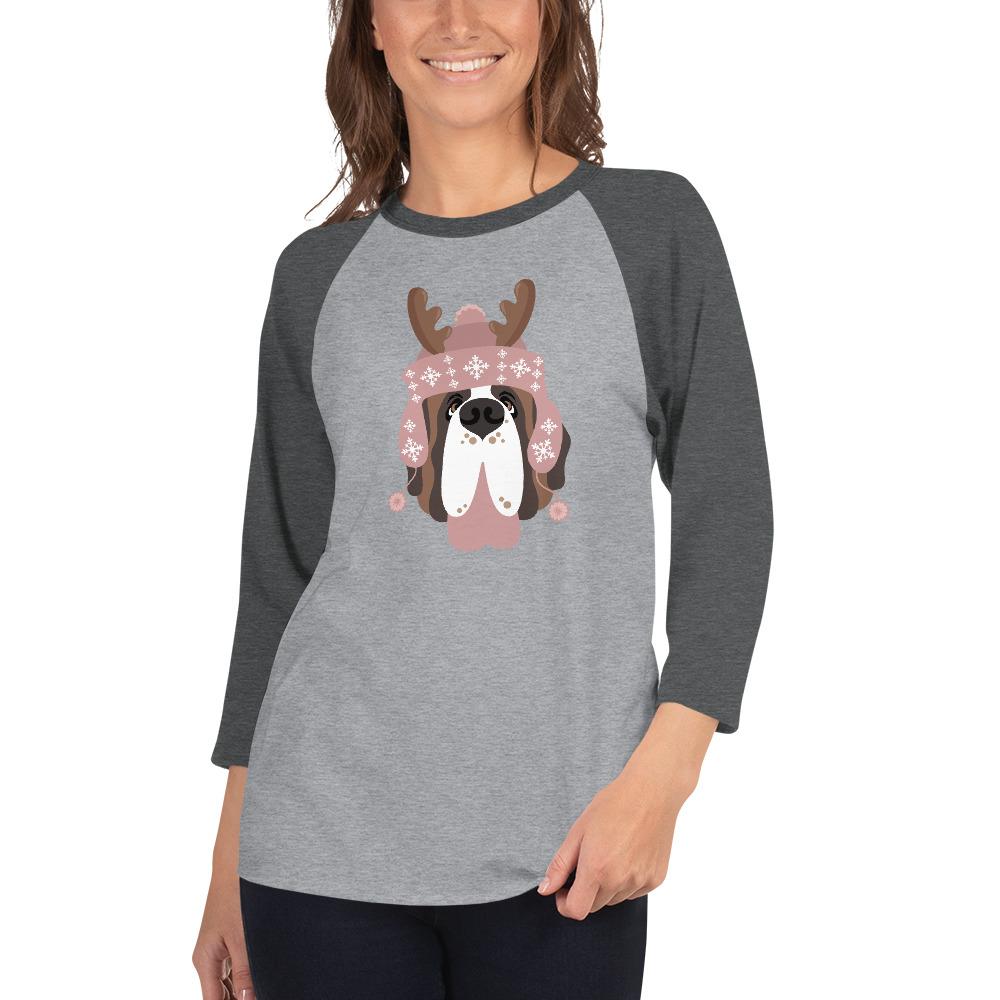 Reindeer Hat Raglan Shirt - Lucy + Norman