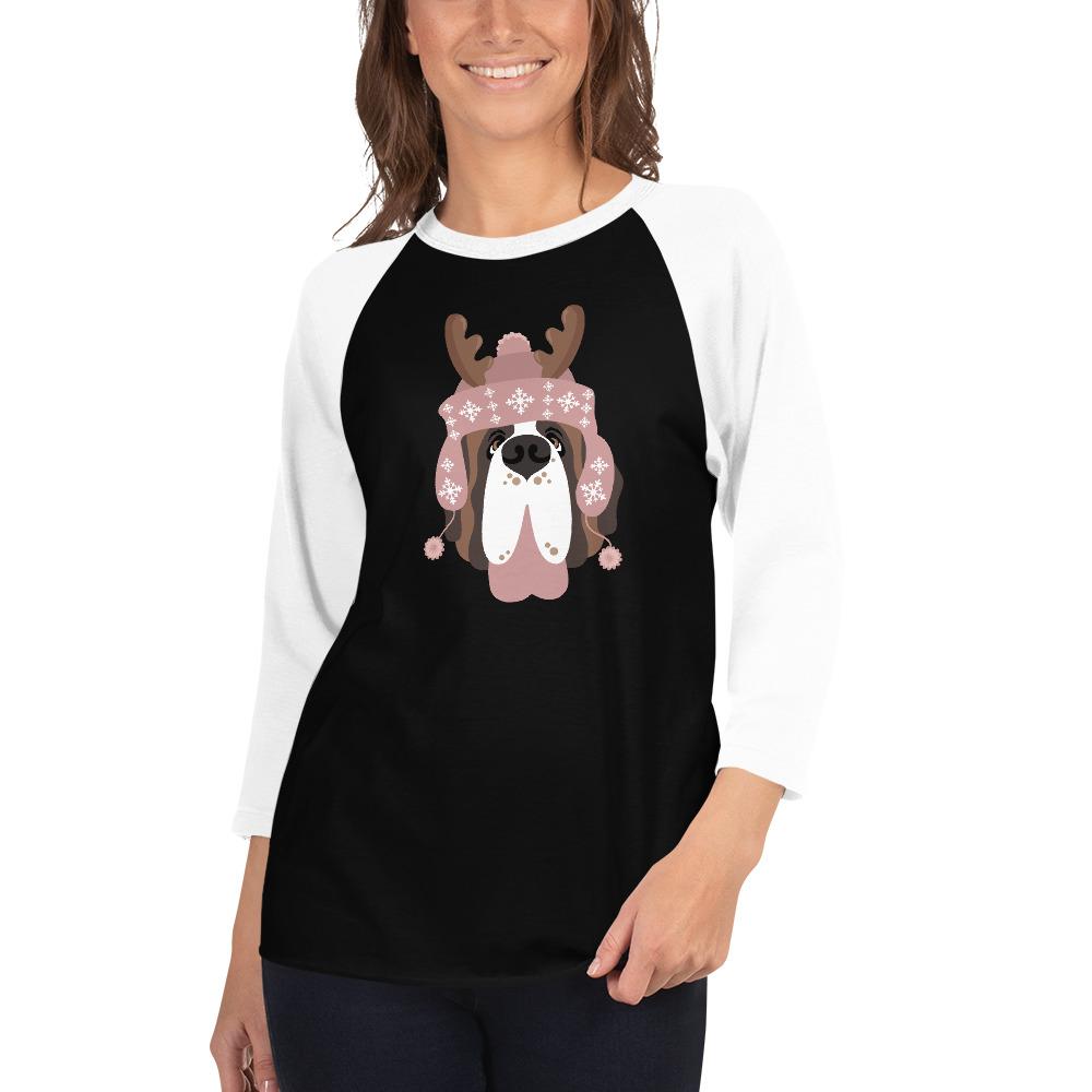 Reindeer Hat Raglan Shirt - Lucy + Norman