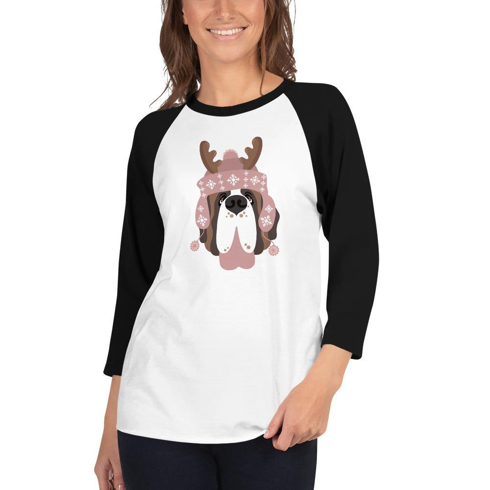 Reindeer Hat Raglan Shirt - Lucy + Norman