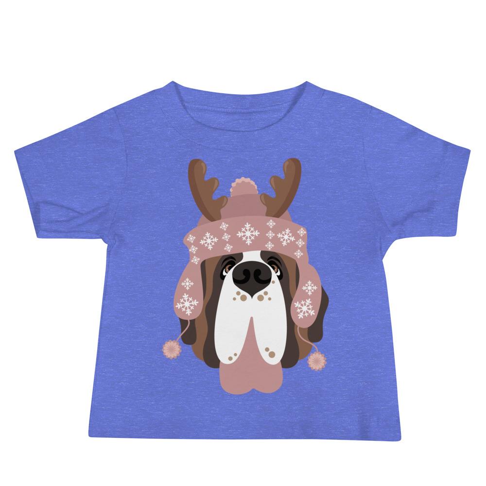 Reindeer Hat Saint Baby Tee - Lucy + Norman