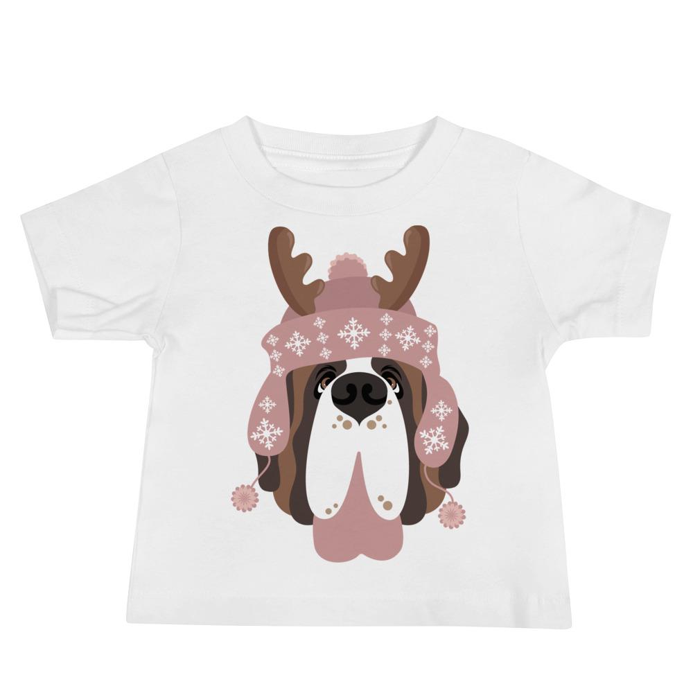 Reindeer Hat Saint Baby Tee - Lucy + Norman