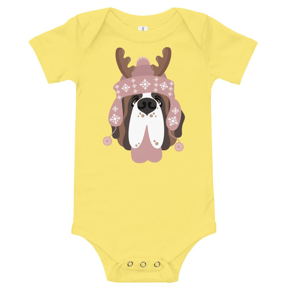 Reindeer Hat Saint Bodysuit - Lucy + Norman