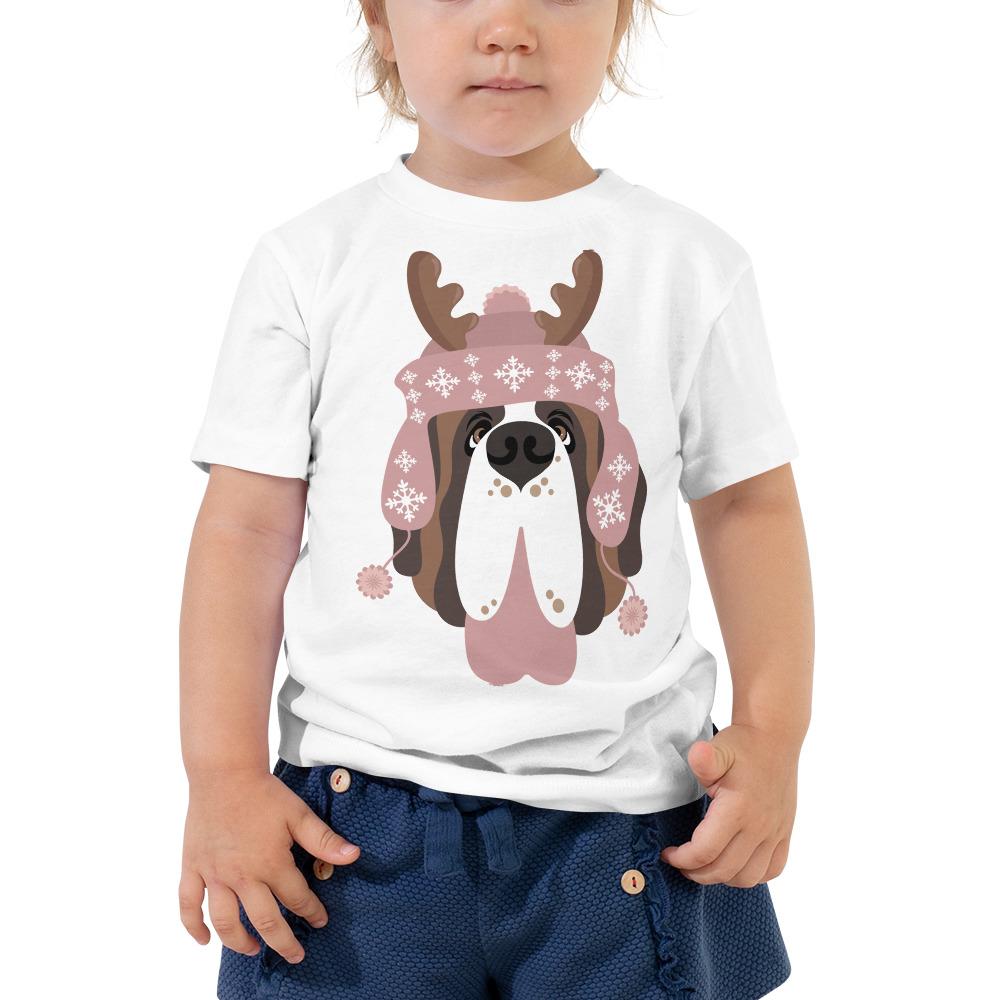 Reindeer Hat Saint Toddler Tee - Lucy + Norman