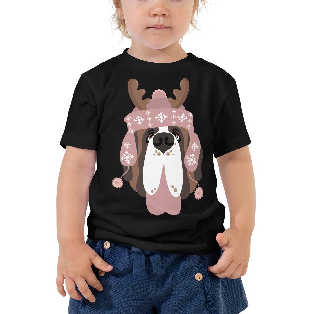 Reindeer Hat Saint Toddler Tee - Lucy + Norman