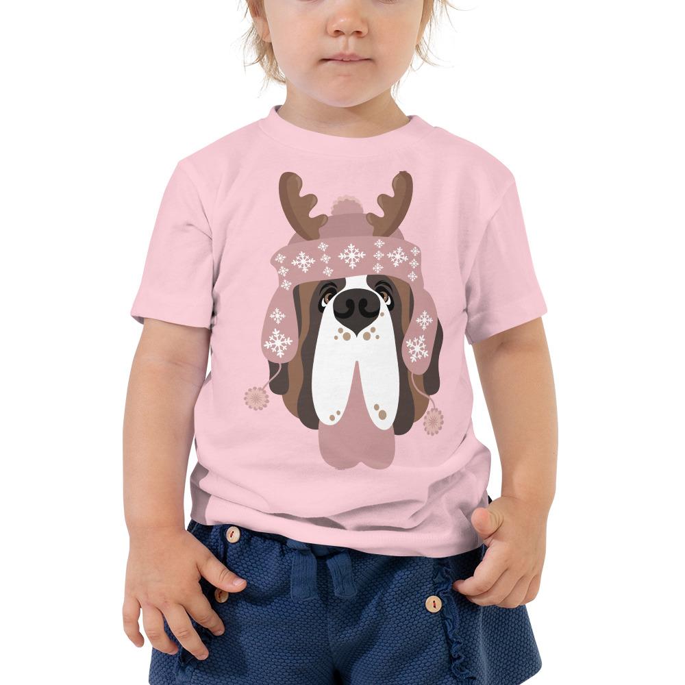 Reindeer Hat Saint Toddler Tee - Lucy + Norman