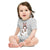 Reindeer Hat St Bernard Baby Bodysuit - Lucy + Norman