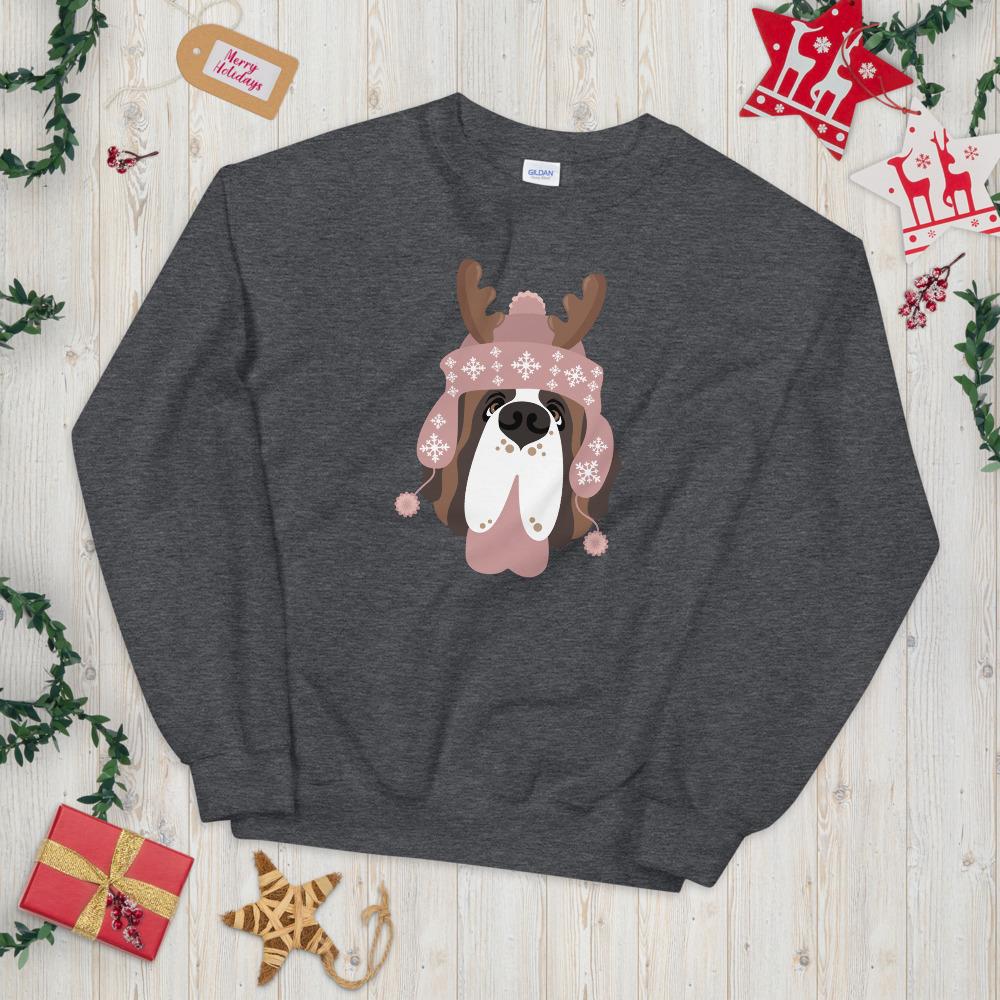 Reindeer Hat Sweatshirt - Lucy + Norman