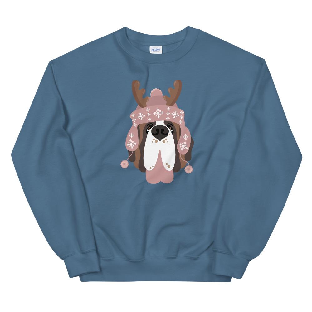 Reindeer Hat Sweatshirt - Lucy + Norman