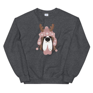 Reindeer Hat Sweatshirt - Lucy + Norman