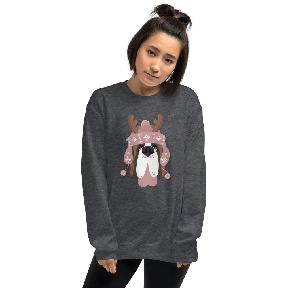 Reindeer Hat Sweatshirt - Lucy + Norman