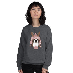 Reindeer Hat Sweatshirt - Lucy + Norman