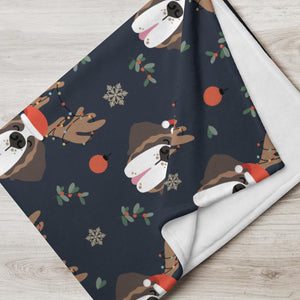 Reindeer Saint Throw Blanket - Lucy + Norman