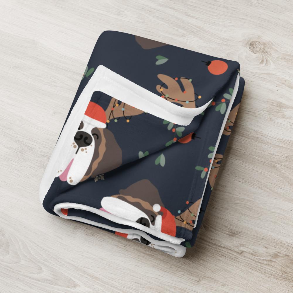 Reindeer Saint Throw Blanket - Lucy + Norman