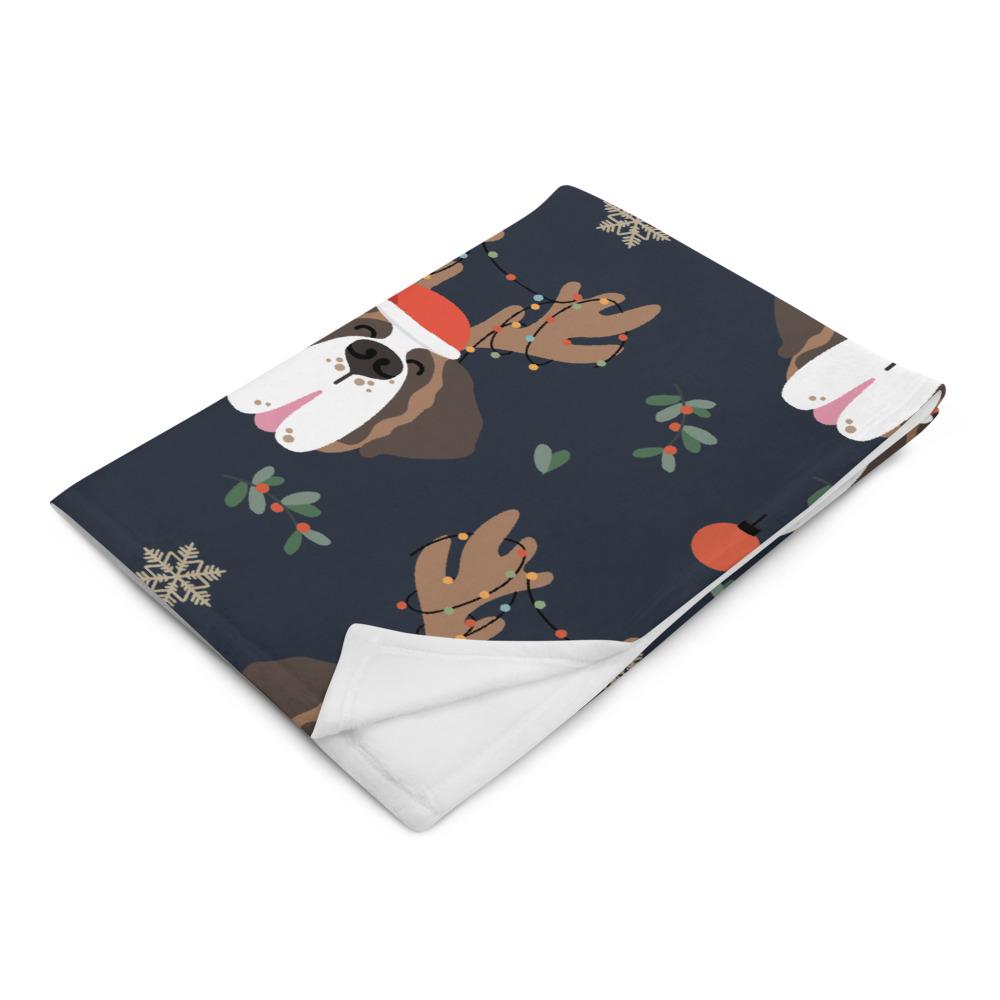 Reindeer Saint Throw Blanket - Lucy + Norman