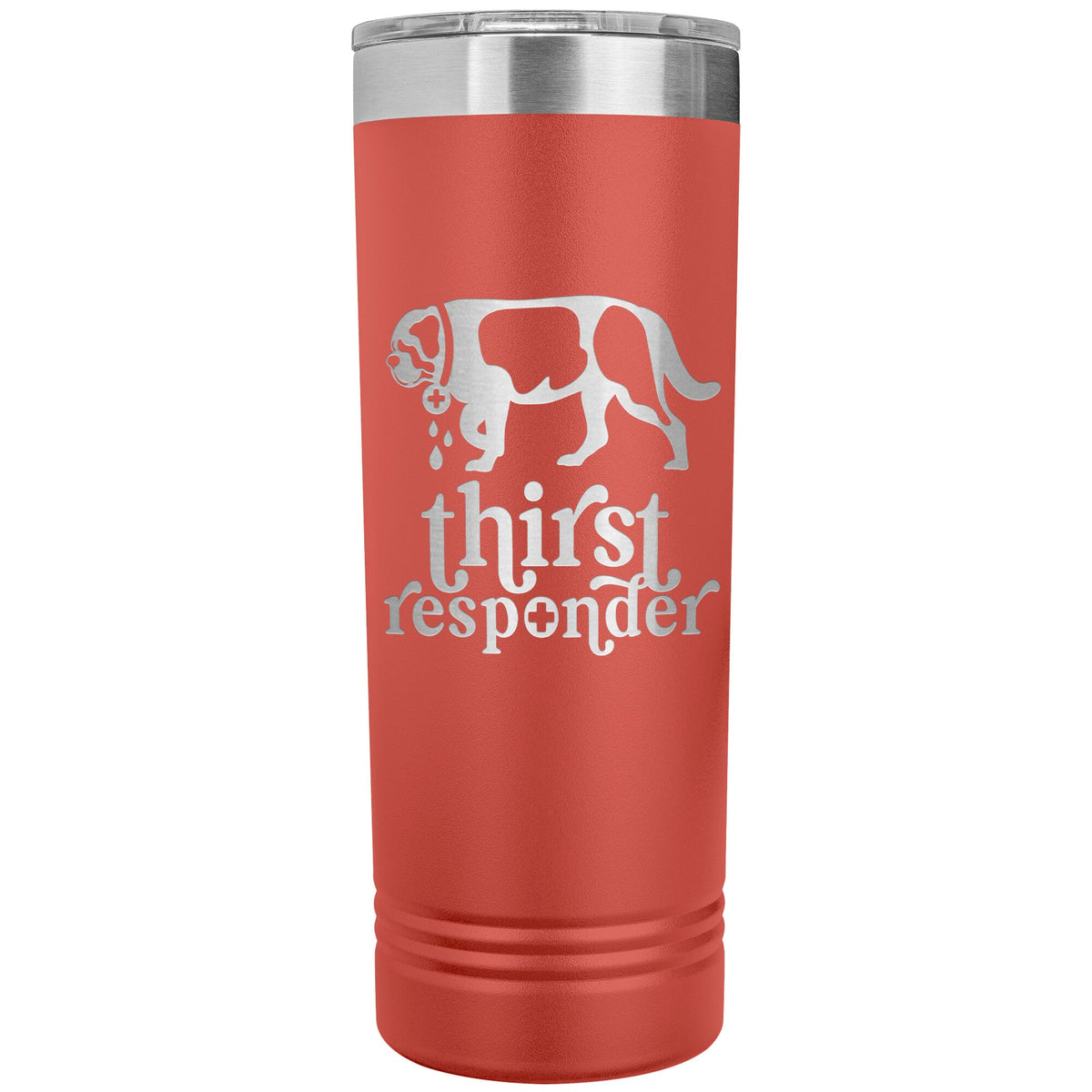 Saint Bernard Dog Thirst Responder Skinny Tumbler - Lucy + Norman